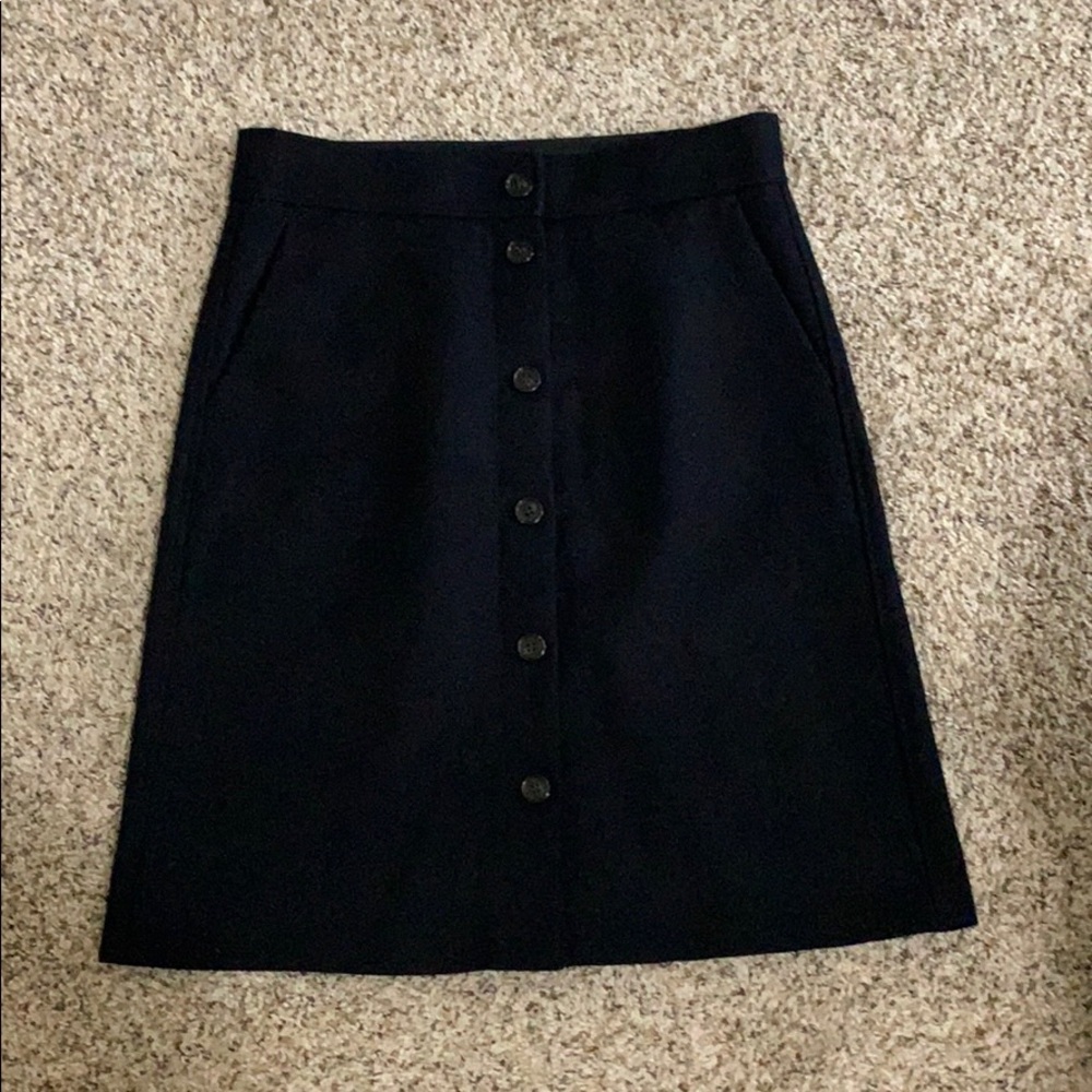 J Crew Button Down Pencil Skirt